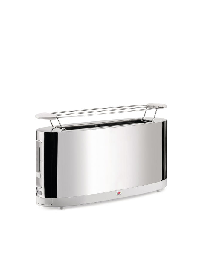 Alessi Toaster mit Brötchengrill Weiß