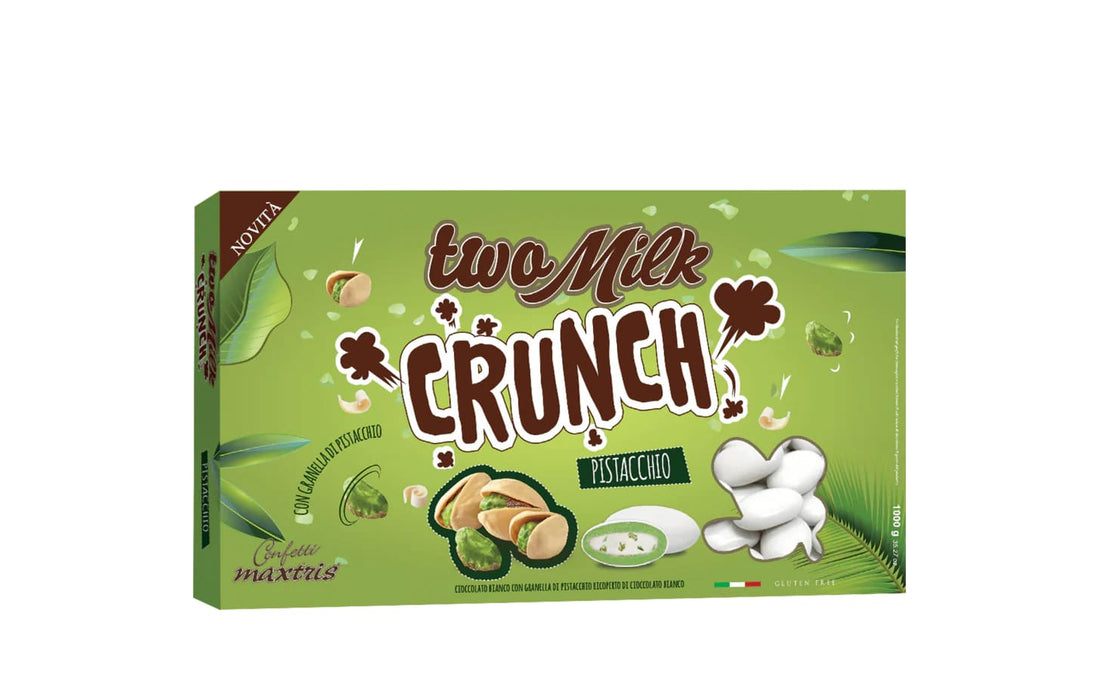 Maxtris Dragees Two Milk Crunch Pistazien 1 kg