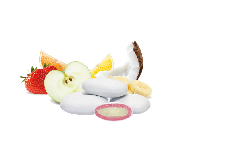 Maxtris Dragees Two Milk Mix Frutta Weiß 1 kg