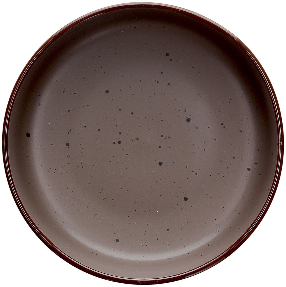 Tognana Urban Bruges Piatto Fondo in Stoneware Marrone Ø18,5xH5,5 cm – Piatto Elegante in Gres per la Tavola