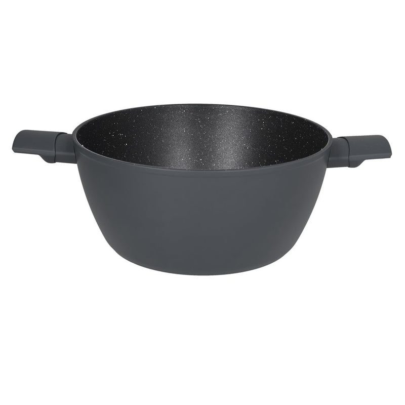 Tognana Batteria di Pentole 11 Pezzi Modulo Dark Grey in Alluminio Beige – Set Pentole e Casseruole per la Cucina