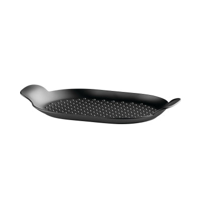 Alessi Grillplatte Edo in Gusseisen Schwarz