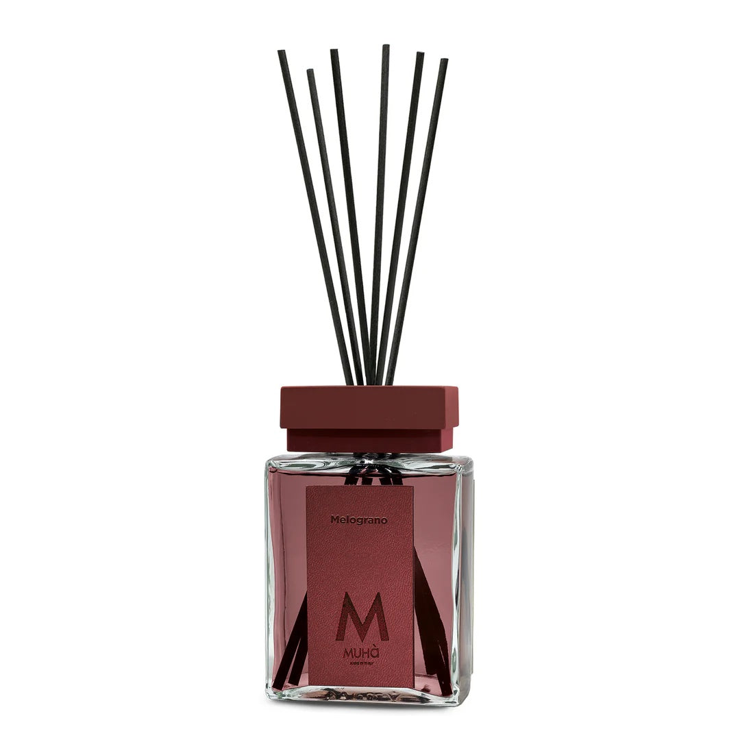 Muhà Luxe Perfume Diffuser Raumduft mit Granatapfel-Sticks 100 ml