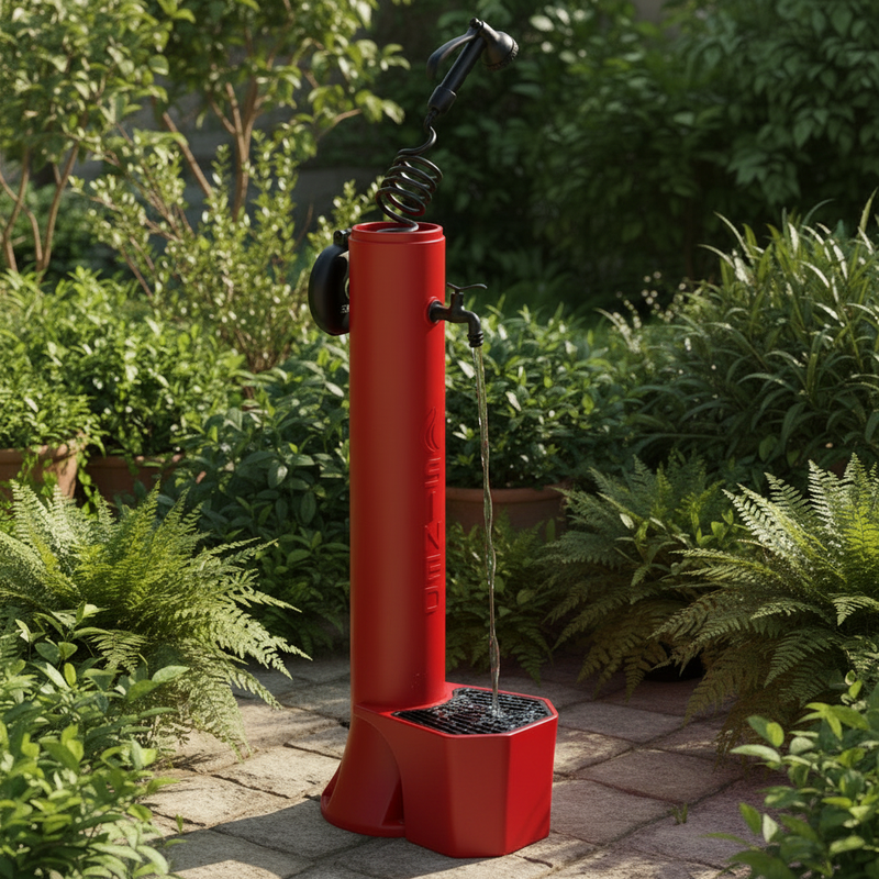 Colonna acqua rossa - lifestyle giardino 1:1
