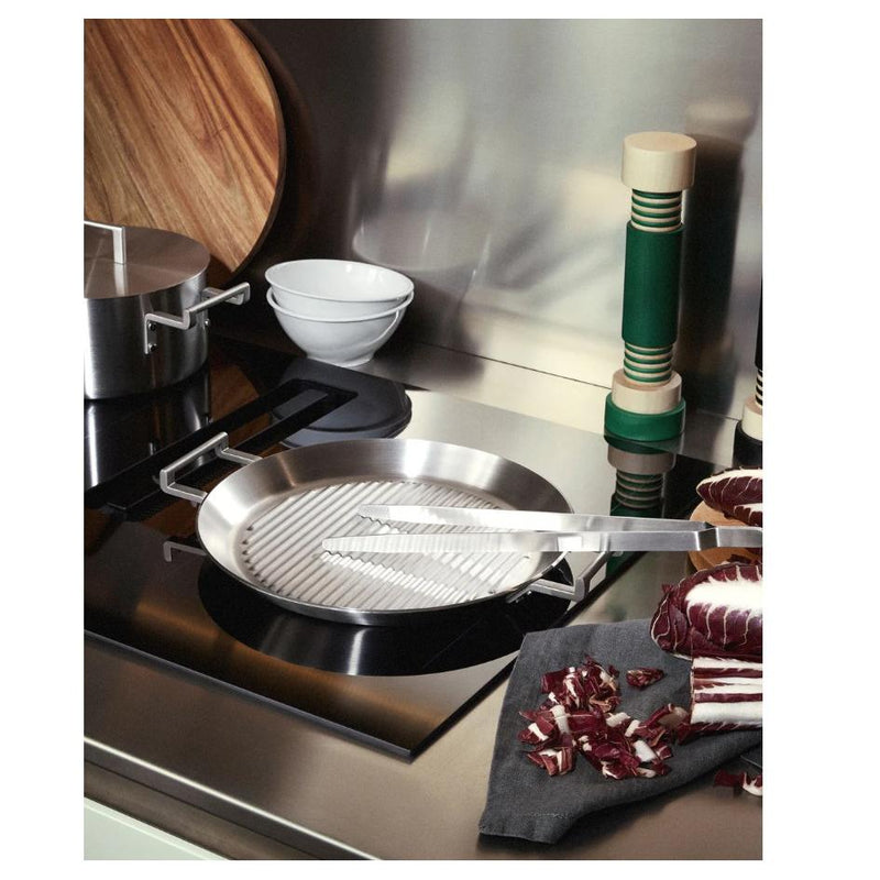 Alessi Grillpfanne Convivio D 29 cm Edelstahl Dreischichtaufbau