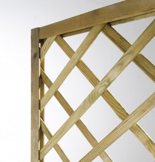 L'Arcolaio Blumenkübel Holz Garden mit Spalier 90x30x180cm