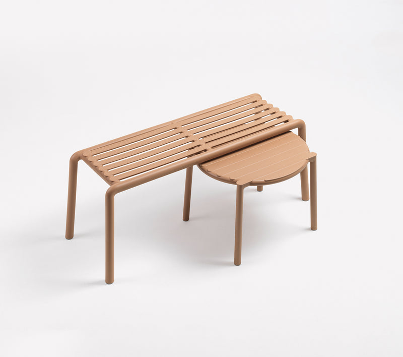 Nardi Doga Bench New Panchina da Esterno Agave 102,5 x 44 x 39 cm – Panchina Moderna per Giardino e Terrazzo