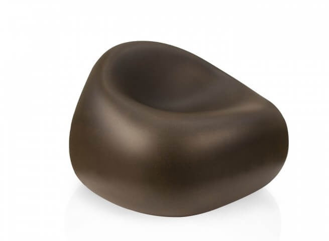 Plust Gumball Sessel Golden Rust Polyethylen 92 cm