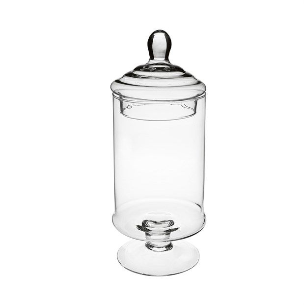 a l e import a l e import bomboniera portaconfetti vetro h 340 mm d 120 mm trasparente ean 8631524735035