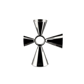 alessi alessi misurino cocktail tending box in acciaio jigger con 4 misure per mixology ean 8003299467099