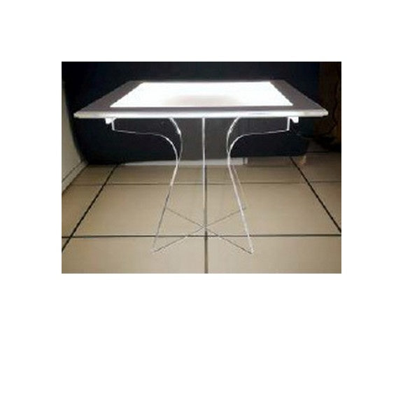bigiemme bigiemme alzata plexiglass trasparente per top led 48x48 cm h 30 cm