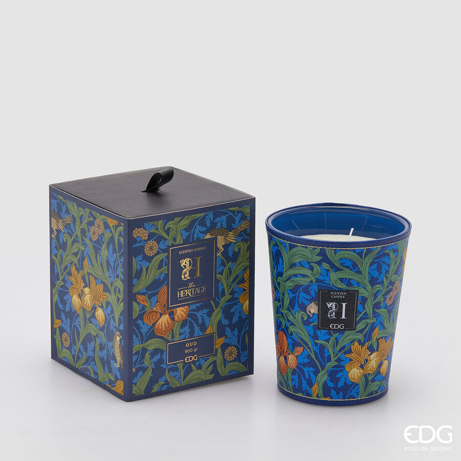 edg enzo de gasperi edg enzo de gasperi candela heritage con profumo h 16 cm oud ean 8059824526038