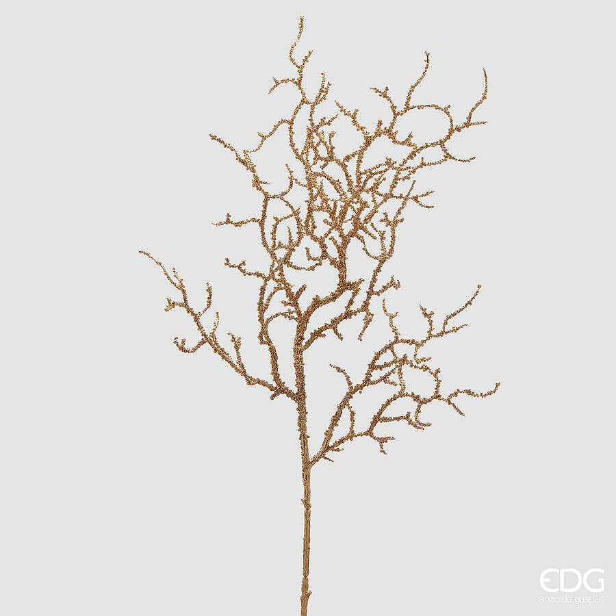 edg enzo de gasperi edg enzo de gasperi ramo corallo natalizio h 75 cm oro ean 8059824579904