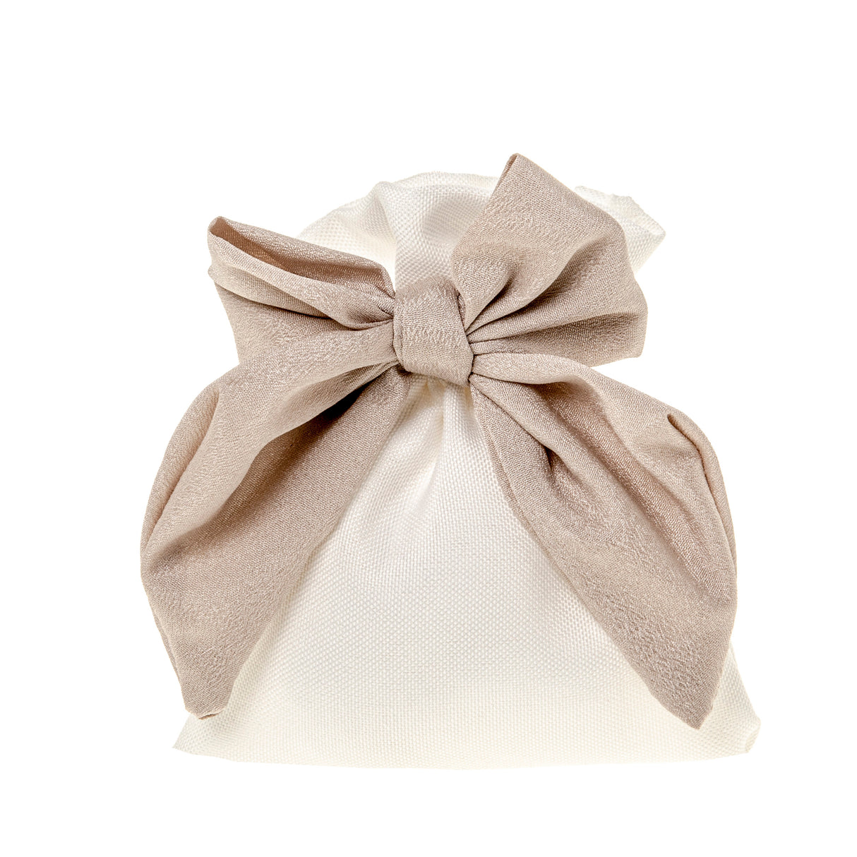 etm etm sacchetto brillo fiocco bag bomboniera portaconfetti 10 x 12 cm beige 10 pz ean 8057500589865