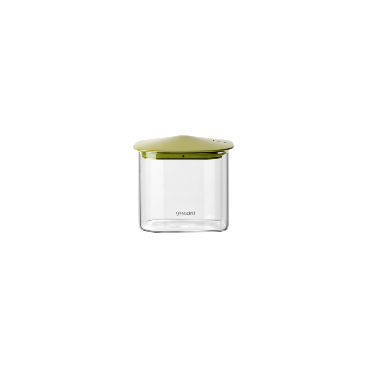 guzzini guzzini barattolo rettangolare fresh style 1 300 ml vetro tappo verde ean 8008392421719