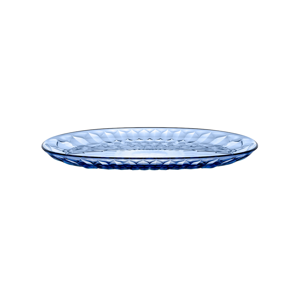 guzzini guzzini vassoio tondo ovale vanity bio based d 36 cm blu ean 8008392430001