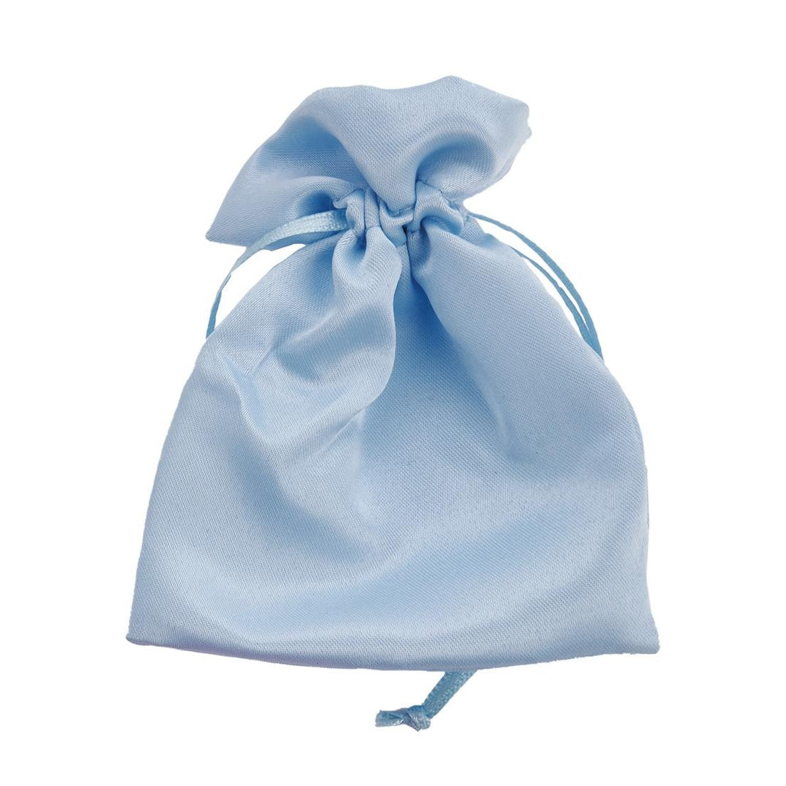 larcolaio larcolaio sacchetto raso 9x12 cm portacanfetti celeste bomboniera elegante 12 pz ean 8054751444387