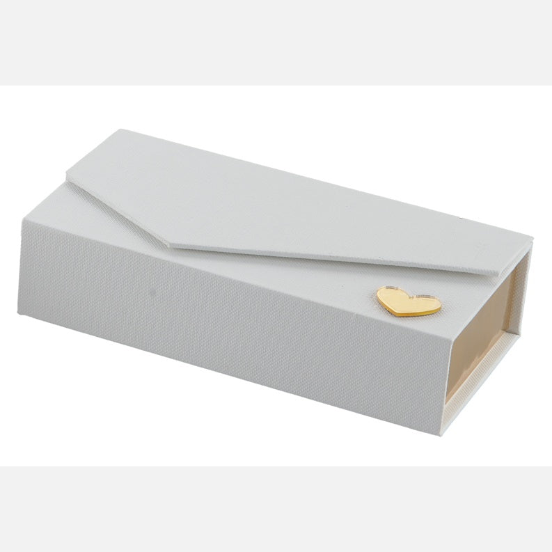 larcolaio larcolaio scatola rettangolare telata portaconfetti 14 x 7 cm bomboniera bianco 1 pz ean 8059558630087