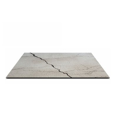 Piano tavolo HPL 80×80 cm sp. 10 mm finitura White Moon Geo bianco pietra, antigraffio. Made in Italy per bar e ristoranti