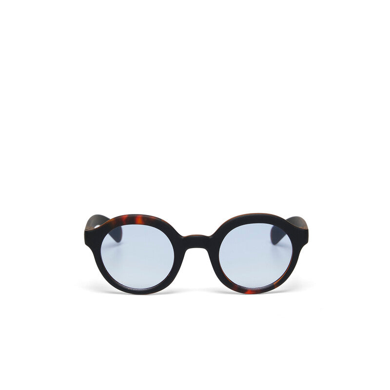 okkia okkia occhiale da sole premontato mod lauro soft touch havana black lenti blue ean 8055773197169