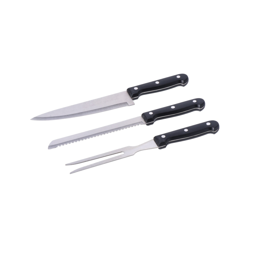 regalo italiano regalo italiano set 3 accessori barbecue 325 cm kit bbq utensili griglia in acciaio ean 8057586033931