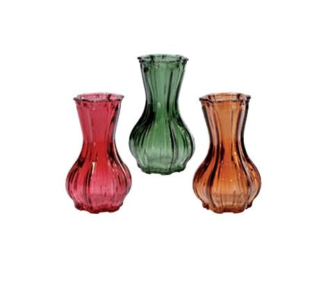 regalo italiano regalo italiano vaso in vetro josh d 6 cm h 10 cm 3 colori assortiti ideale per bomboniere 1 pz ean 8057586208001
