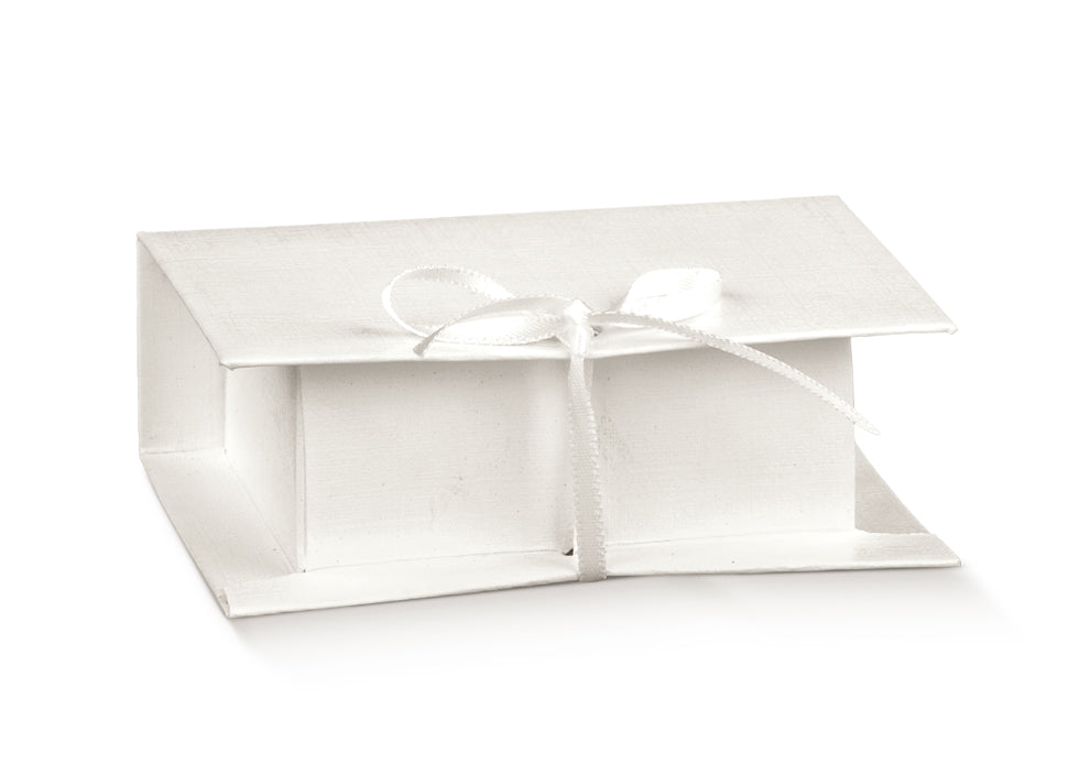 scotton scotton book bomboniera portaconfetti 145 x 75 x 40 mm con fori fibra bianco cf 10 pz