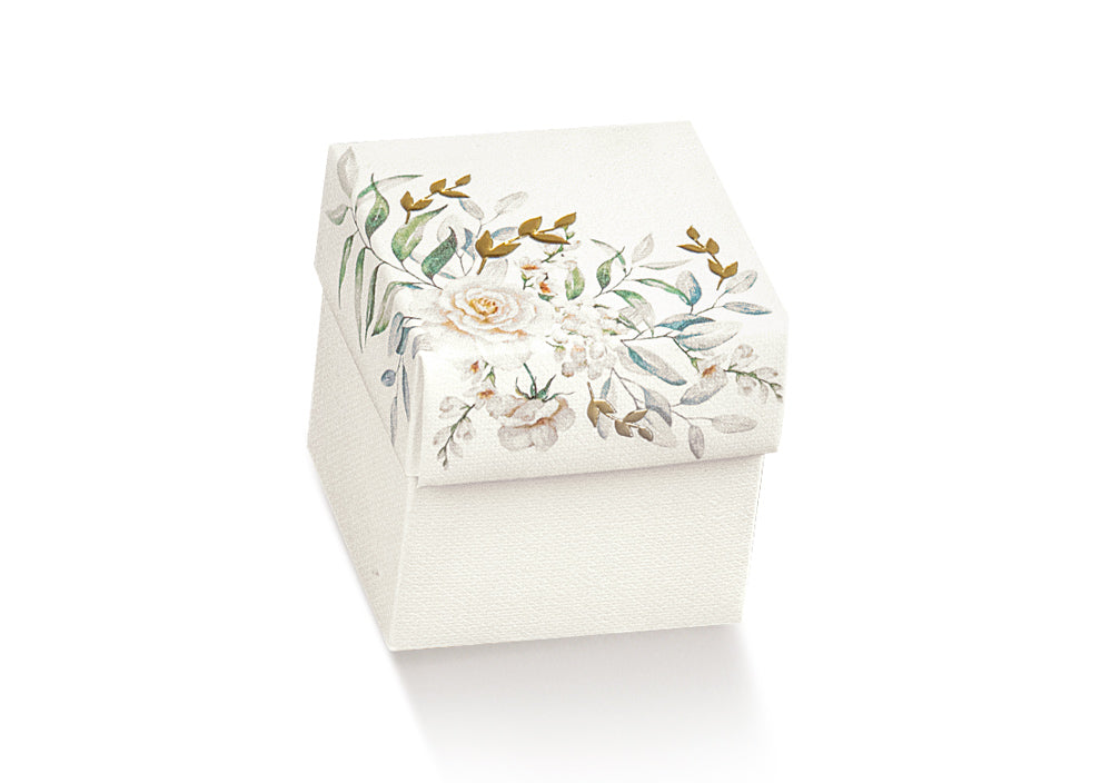 scotton scotton scatola portaconfetti con coperchio 50 x 50 x 50 mm botanic 10 pz ean 8007402700745