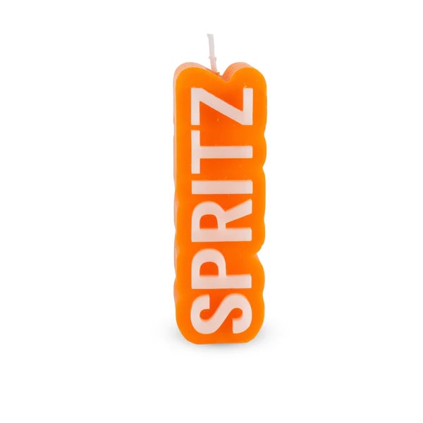 wd lifestyle wd lifestyle candela profumata decoro spritz 39 x 48 x 115 cm paraffina melograno e limone ean 8055035681887