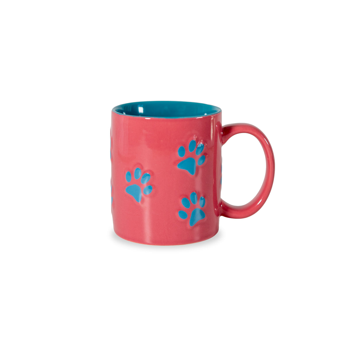 wd lifestyle wd lifestyle tazza in stoneware decoro zampa blu ean 8055035683225