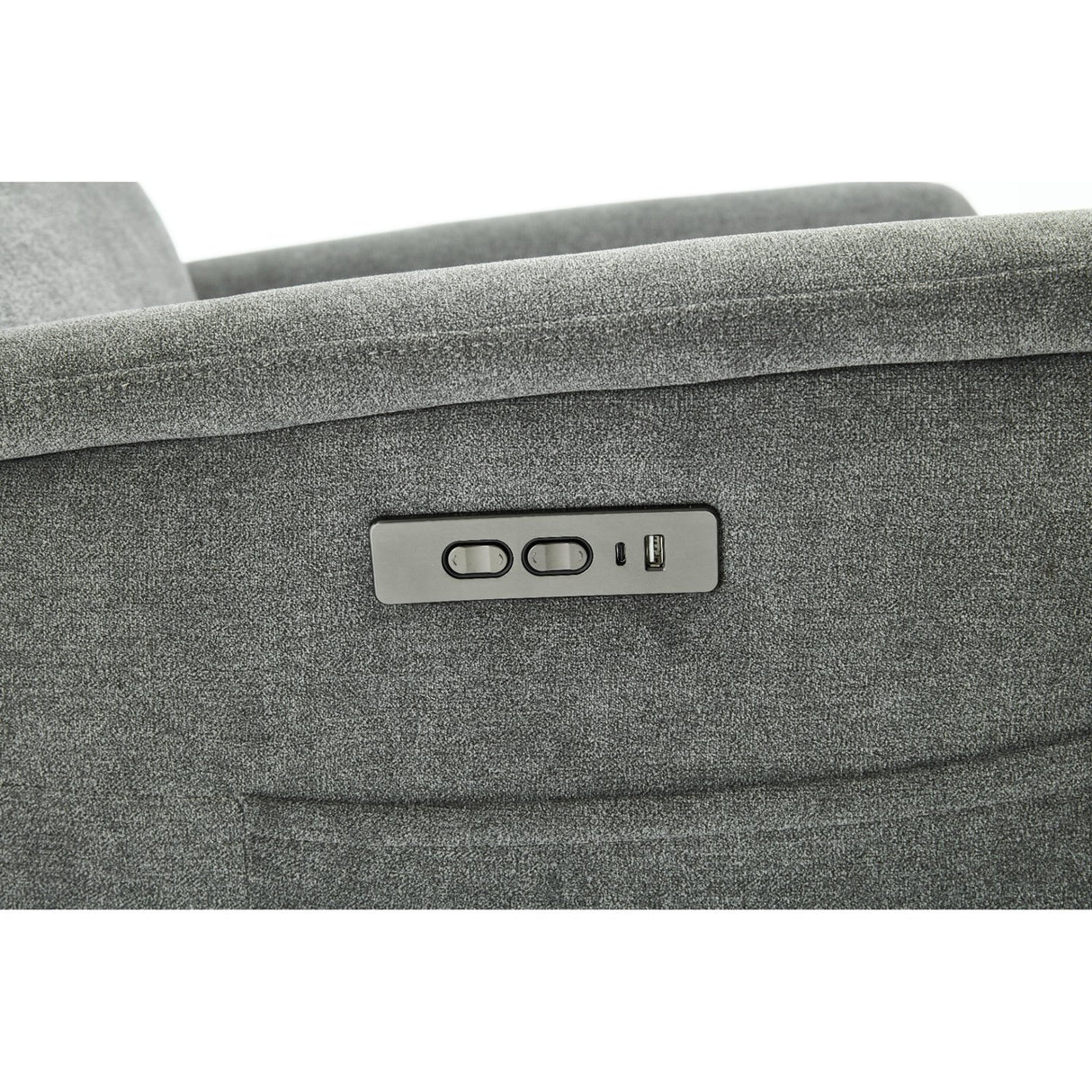 di mo di mo poltrona relax jacquelin in tessuto grigio scuro con regolazione elettrica poltrona comfort recliner ean 8010402506804