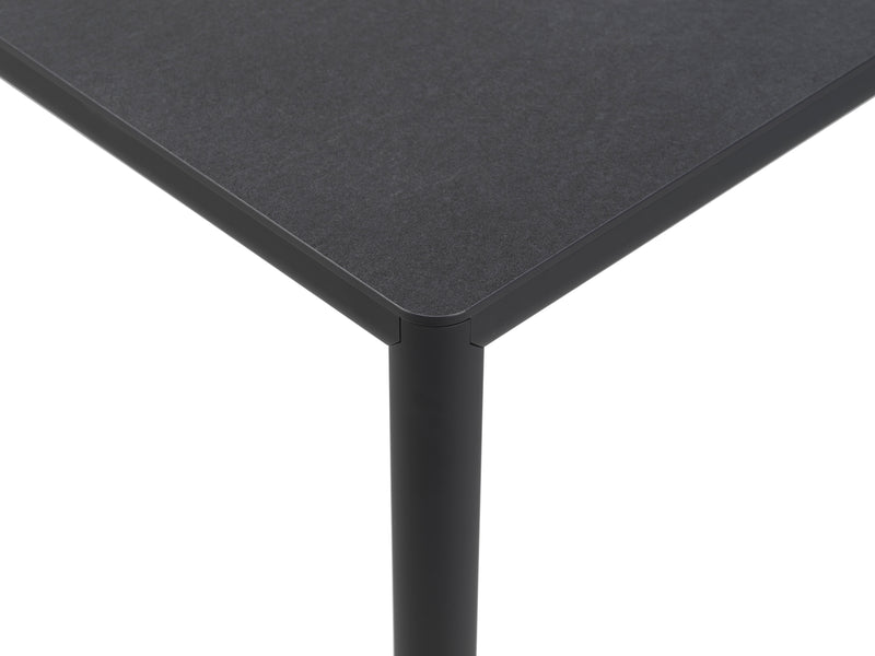 nardi nardi piave 80 tavolo quadrato verniciato antracite lamin materia antracite ean 8010352554542