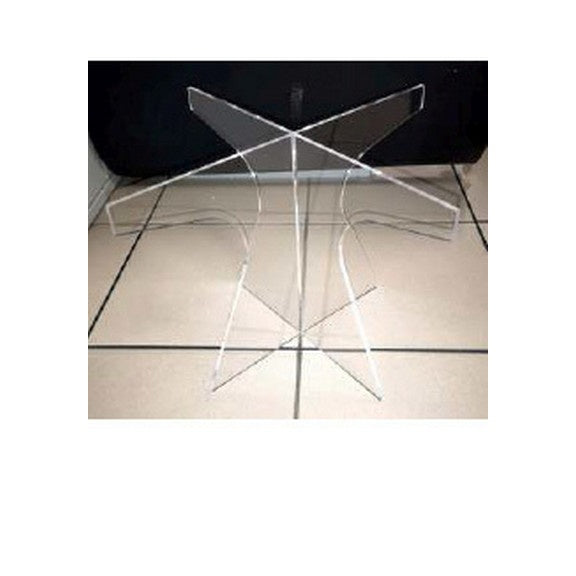 bigiemme bigiemme alzata plexiglass trasparente per top led 48x48 cm h 40 cm