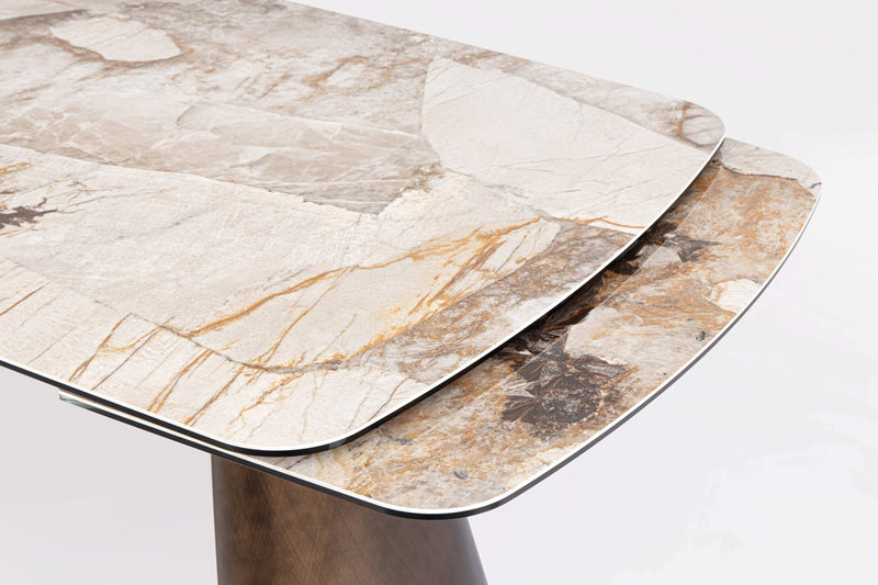 bizzotto bizzotto tavolo allungabile cile patagonia 100 x 180 220 260 cm h 76 cm vetro acciaio ean 8051836782259