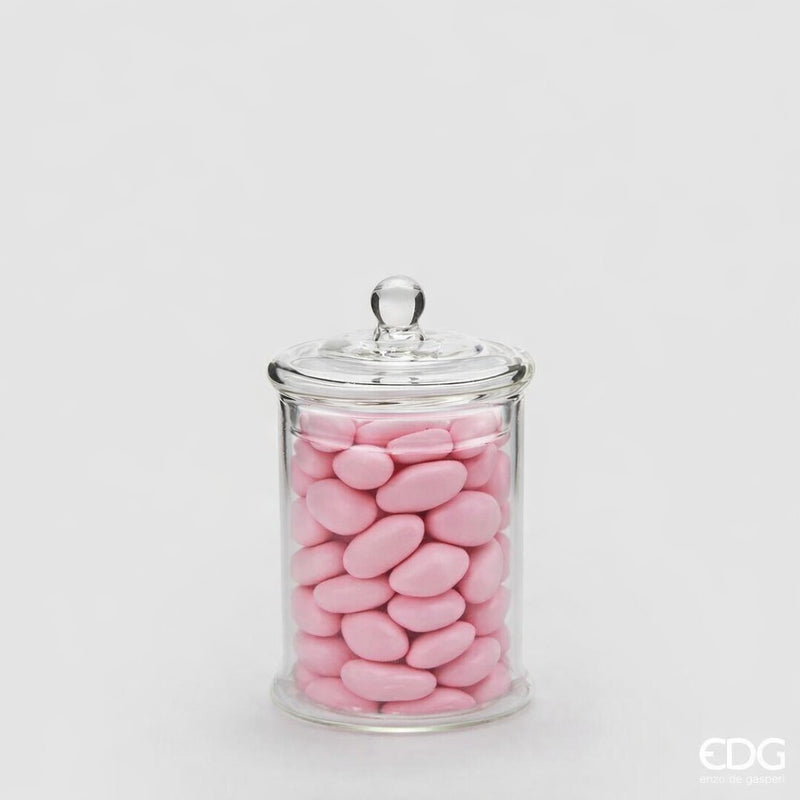 edg enzo de gasperi edg enzo de gasperi contenitore vaso cilindro h 14 cm d 8 cm portaconfetti vetro natural ean 8056372385636