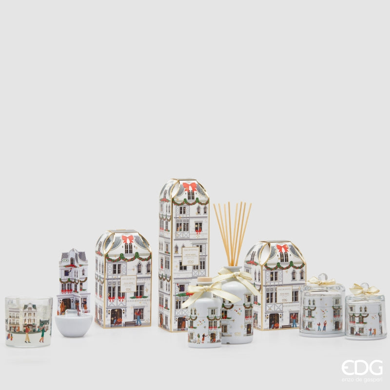 edg enzo de gasperi edg enzo de gasperi profumatore bottiglia di natale rue de rivoli 100 ml h 22 cm black pepper bianco ean 8059824556622