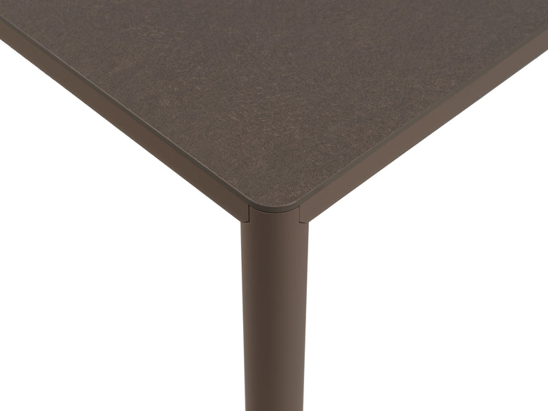 nardi nardi piave 120 x 70 tavolo rettangolare verniciato tabacco lamin materia tabacco ean 8010352555266