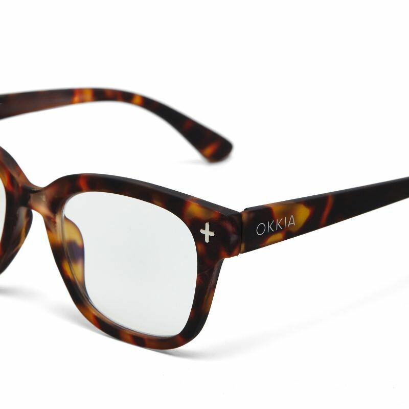 okkia okkia occhiale da lettura mod giovanni premontato soft touch spring anti luce blu magframe havana diottrie 3 00 ean 8056211370809