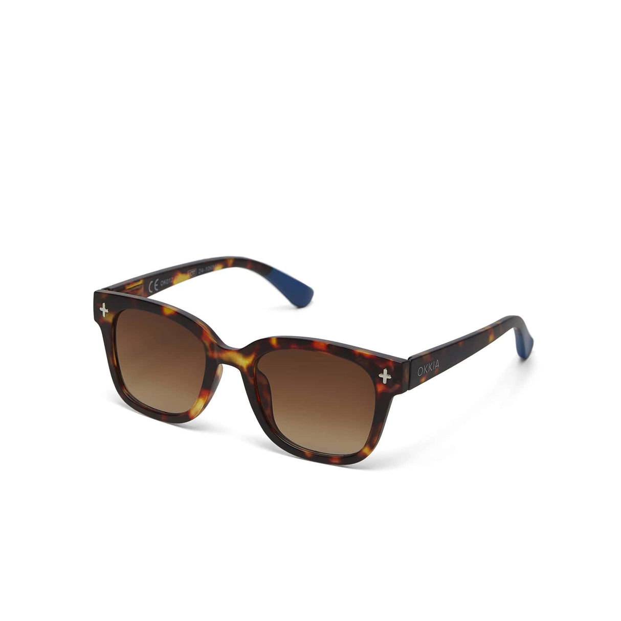 okkia okkia occhiale da sole premontato mod giovanni classic havana w blue finals ean 8052862284410