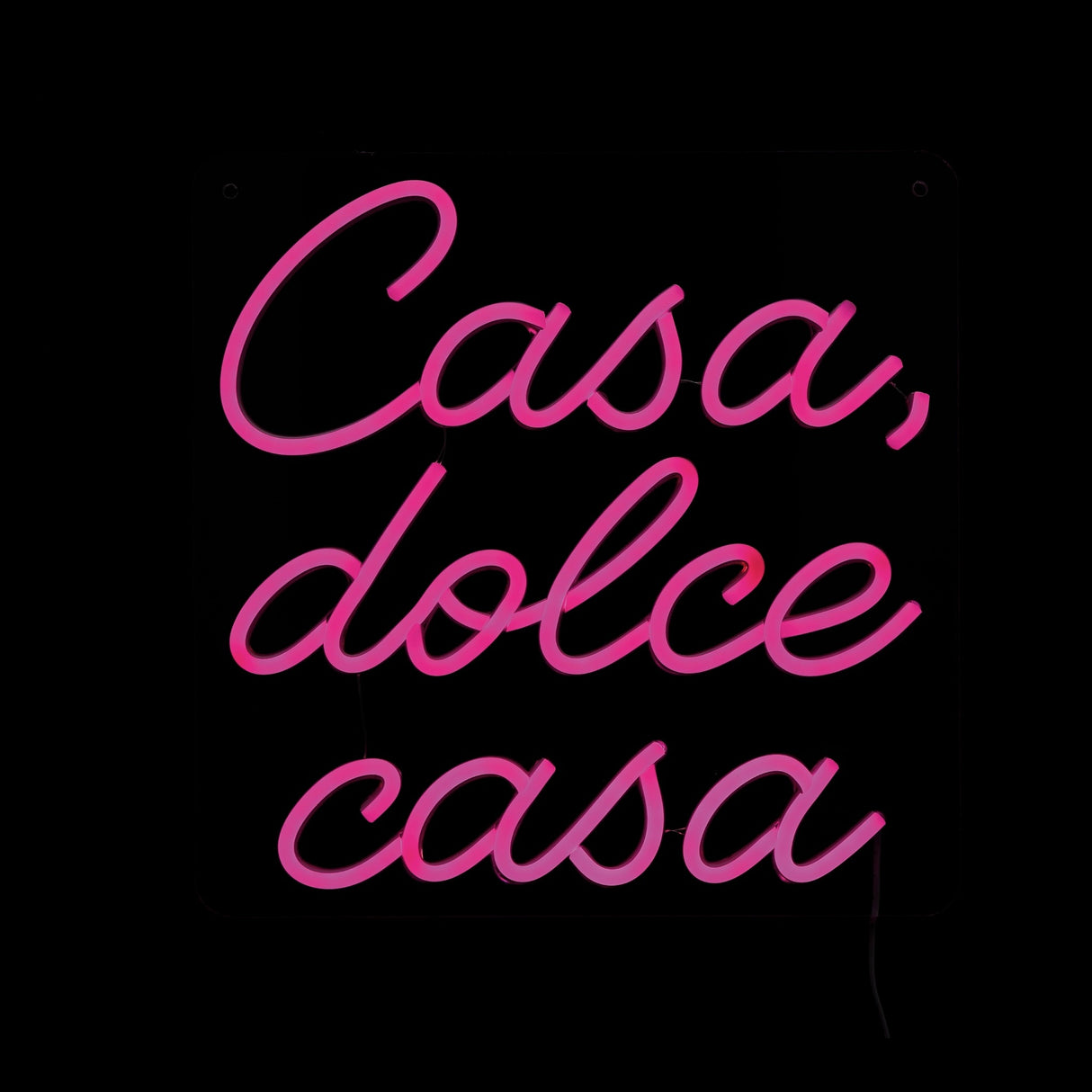 regalo italiano regalo italiano insegna neon led m dolce casa 30 x 30 cm decorazione luminosa da parete ean 8057586212336