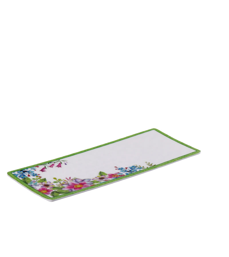 regalo italiano regalo italiano vassoio rettangolare shia melamina 27 x 11 cm h 15 cm multicolor ean 8057586111578