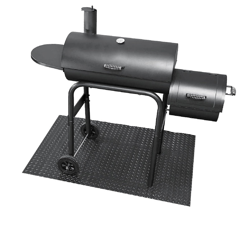 regalo italiano regalo italiano tappeto per barbecue in pvc 122 x 72 cm tappetino protettivo antimacchia e antiscivolo grill ean 8057586034556