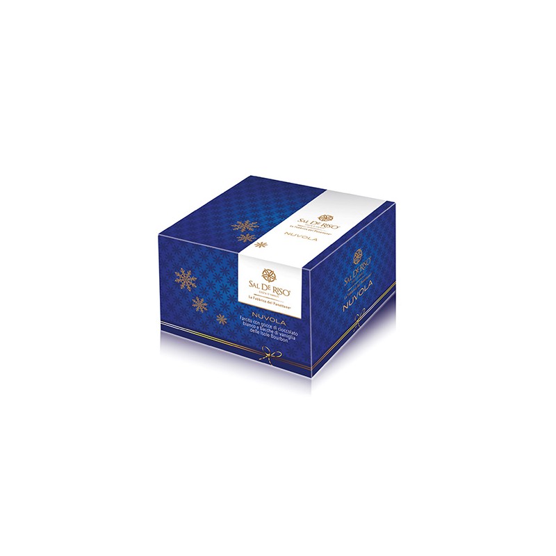 sal de riso sal de riso panettone nuvola 1 kg cioccolato bianco e bacche di vaniglia ean 8033324209295