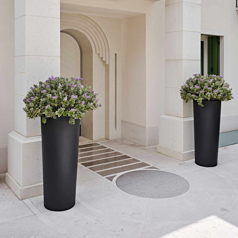 immagine-2-teraplast-vaso-schio-cono-alto-110-cm-antracite-resina-ean-8033813150787