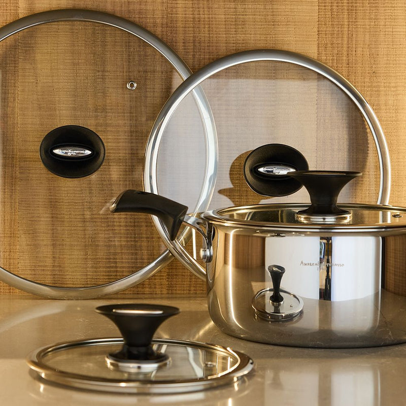 tognana tognana coperchio con foro in vetro trasparente d 24 cm linea luxury design ean 8056444041767