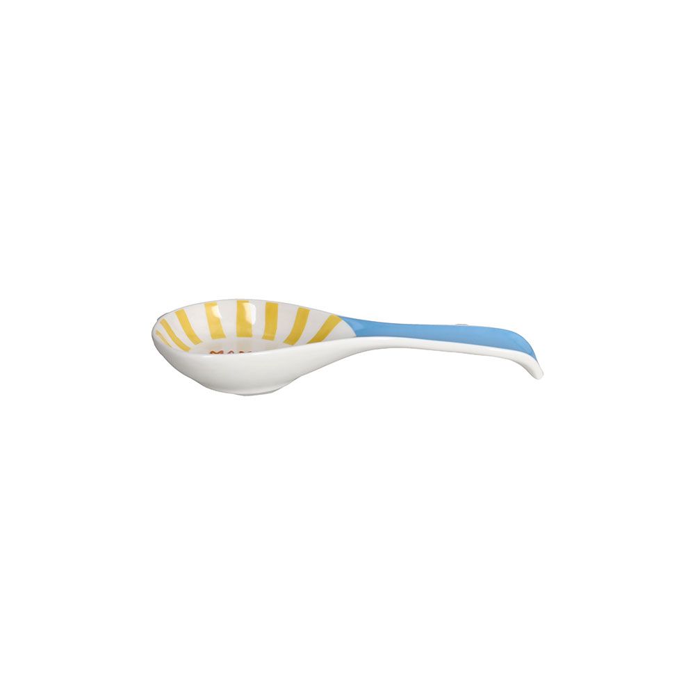 tognana tognana poggia mestolo mamma mia 23 cm viva litalia new bone china azzurro ean 8056444556070