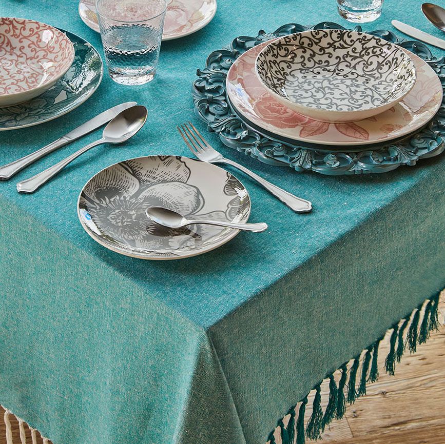 tognana tognana tovaglia chambray textile rotonda d 170 cm verde ean 8056444415889
