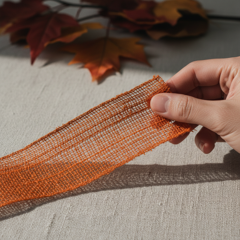 Allestisci con impatto il nastro Arpimex Juta Arancio 100 mm × 18 mt. Per cerimonie autunnali, decorazioni e packaging rustico. ean 8018318258657