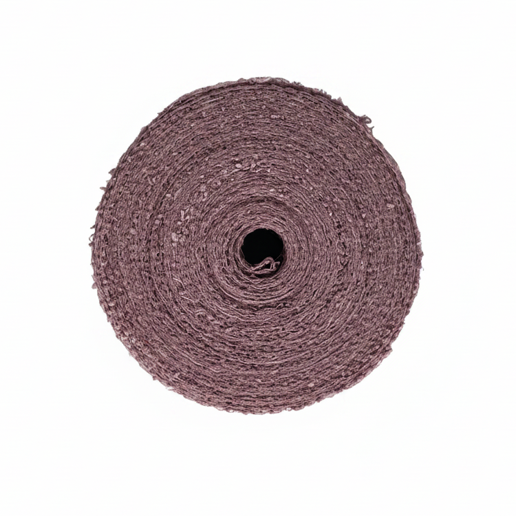 Nastro juta lavanda naturale per confezioni e decorazioni rustiche; eventi, cerimonie, bomboniere. fioraio. Arpimex 35 mm × 18 mt. ean 8018318258374