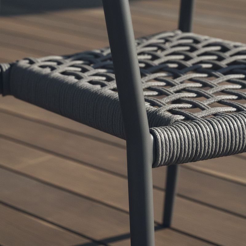 moia greenwood moia greenwood sedia poltrona padova contract in alluminio grigio antracite e wicker sedia design esterno elegante e resistente ean 8013054835261